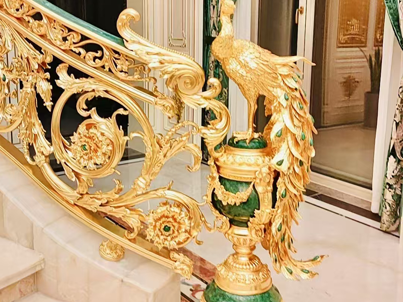 纯铜贴金栏杆