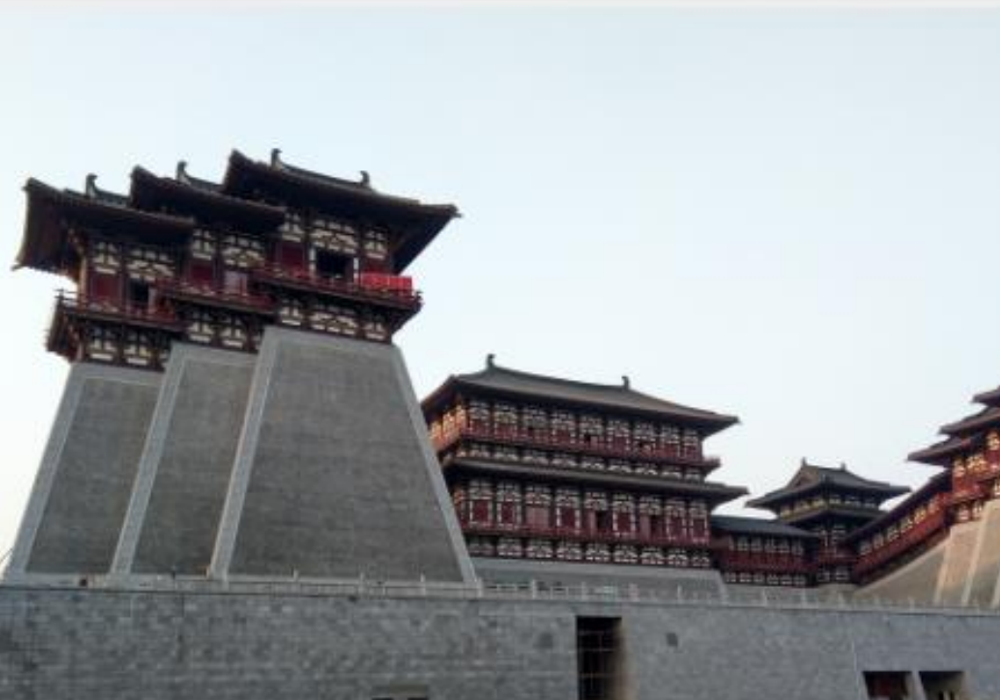 洛阳应天门遗址—（铜斗拱，人字拱、额坊、吊顶）