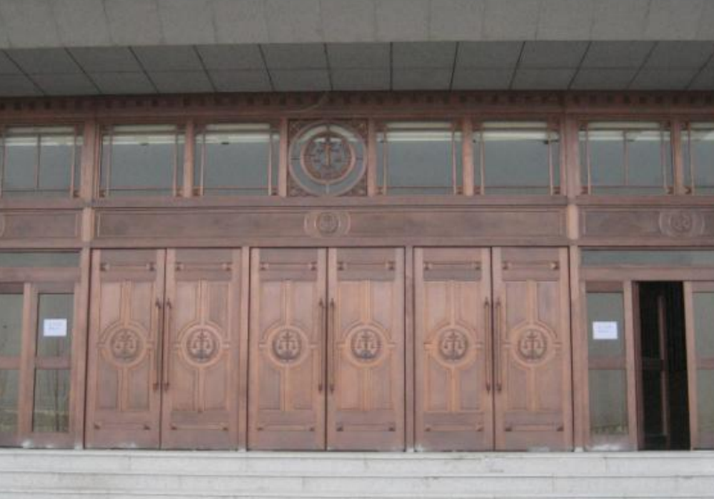 山东淄博法院—（铜门）